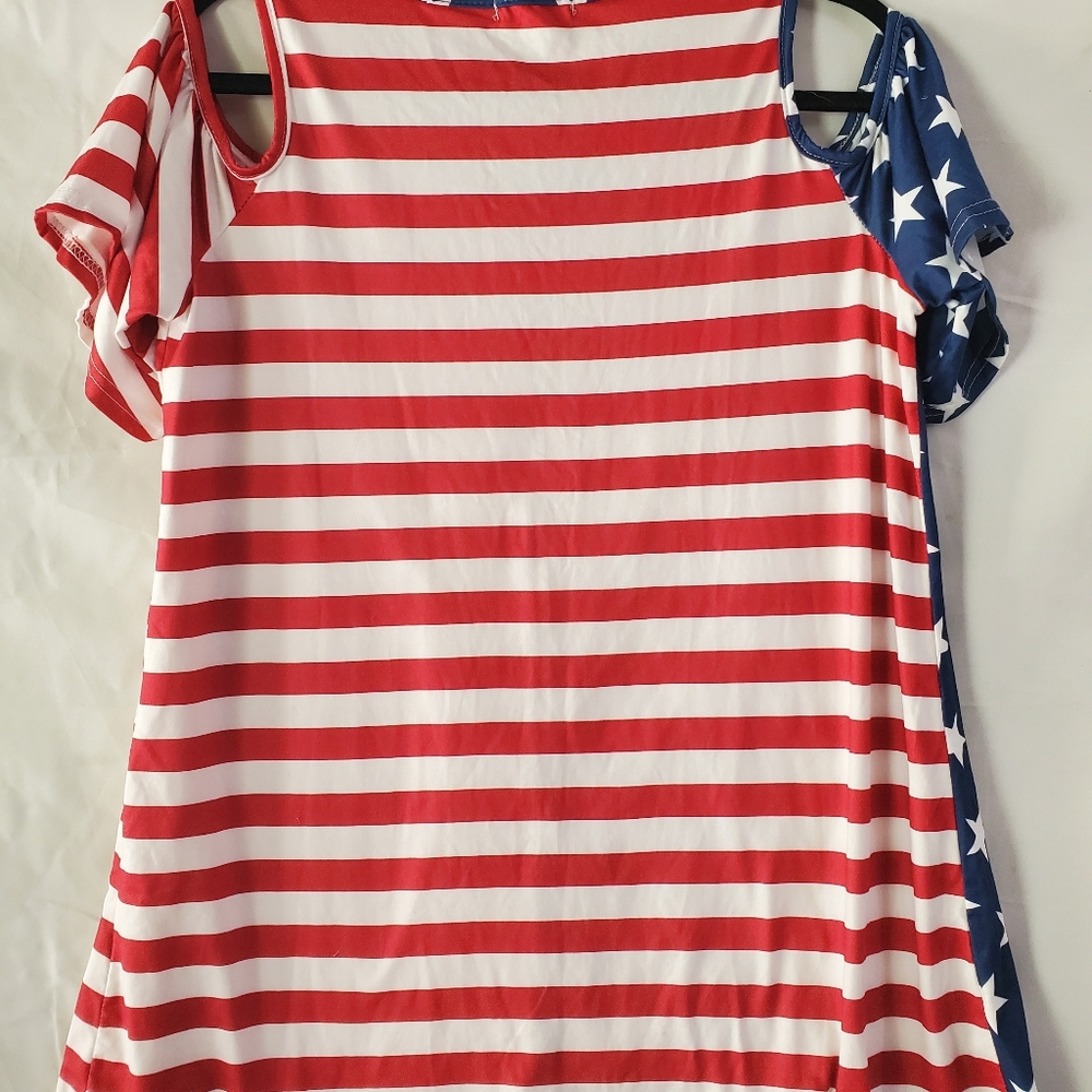 Red White and Blue top
